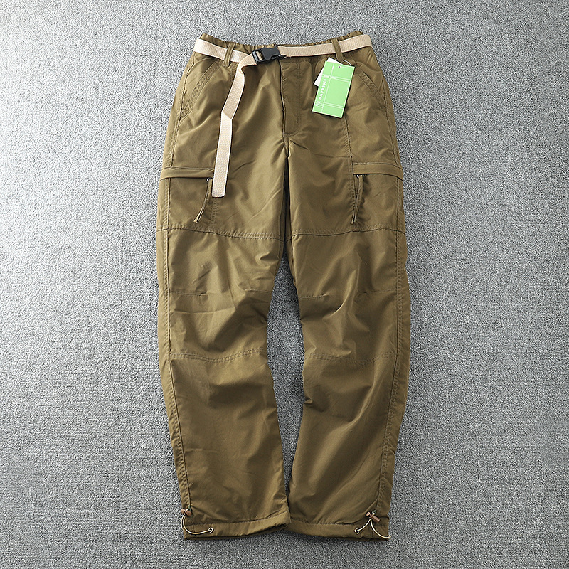 Khaki plus velvet