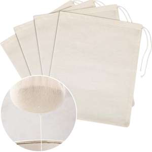 Riutilizzabile mussola di cotone borse con coulisse infusore per il tè del caffè o <span class=keywords><strong>erbe</strong></span> sfuse foglia confezionata in cartone - Product Image 6
