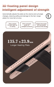 <span class=keywords><strong>Bdisco</strong></span> Venta al por Mayor Plancha de Pelo de Calentamiento Rápido 9.9, Alisador y Rizador de Pelo, Plancha Plana para el Cabello - Product Image 5