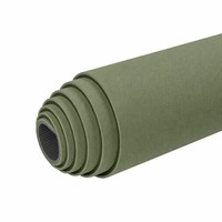 Tapis de yoga TPE antidérapant et insonorisant de 90 cm de large et 15 mm d'épaisseur, tapis d'exercice et de danse, impression de logo personnalisée disponible