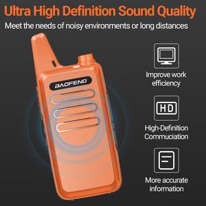 วิทยุสื่อสารแบบพกพา Baofeng BF-T20D 30CH Mini Walkie Talkie UHF 400-470MHz รองรับ VOX โทรเข้าแบบเข้ารหัส ชาร์จผ่าน USB Type-C วิทยุสื่อสารสองทาง - Product Image 6