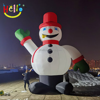 Décoration de Noël gonflable publicitaire, géant, avec éclairage LED, bonhomme de neige gonflable, bonhomme de neige gonflable