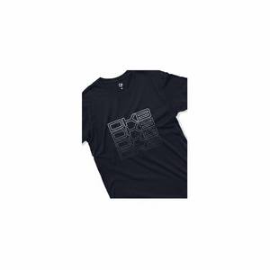 DKB 100% cotone t-shirt DKB ricamato Logo Street Style modello solido traspirante peso pesante 240 grammi lunghezza corta ampia vestibilità - Product Image 2