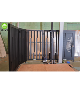 Personalización de Fábrica en Foshan: Puerta Giratoria de Aluminio de 90 Grados, Semi-Privada y Automática - Product Image 1