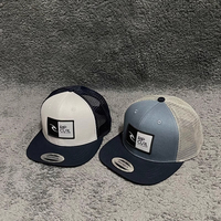 Gorra de Camionero al por Mayor con Logotipo Bordado Personalizado de 6 Paneles, Malla de Secado Rápido, Deportiva, Ajustable, Estilo Hip Hop