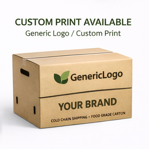 Cajas de Cartón Corrugado para Envasado de Productos Frescos, Cartón Ventilado para Envío de Alimentos con Orificios para Asas, Impresión de Tamaño Personalizado - Product Image 6