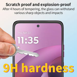 Protection d'écran pour Motorola <span class=keywords><strong>Moto</strong></span> G, verre trempé HD transparent 9H, anti-rayures, verre 2.5D pour Motorola <span class=keywords><strong>Moto</strong></span> G Play, sans bulles - Product Image 4