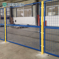 Barrera de Seguridad de Malla de Alambre Soldada para Protección de Máquinas Industriales, Aislamiento de Equipos de Taller y Áreas de Producción en Fábricas