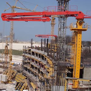 Bomba de Hormigón con Pluma Distribuidora Hidráulica de Fácil Operación, Fabricada en China por JIUHE - Product Image 1