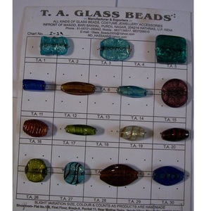 Boomwire, joyería hecha a mano de Boro, hoja de plata, cuentas de cristal de Murano, collar con colgante de corazón de cristal azul con encanto, Bo azul - Product Image 2