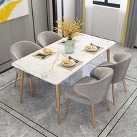 Chaise de salle à manger de luxe nordique, dossier en fer forgé, style moderne minimaliste, chaise de maquillage style Ins, coussin métallique souple pour usage domestique