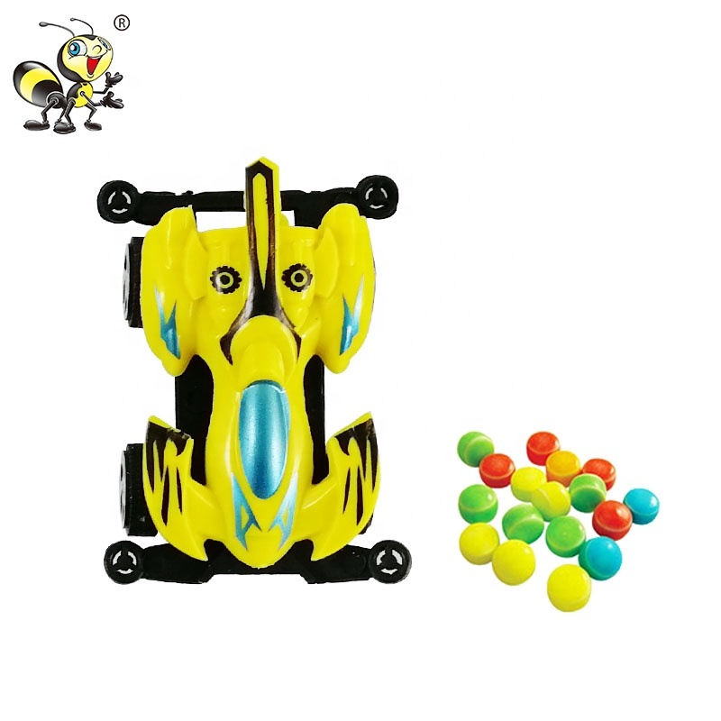Coloré En Plastique Forçant Promouvoir Bonbons Jouets Quatre roues Motrices Jouet Bonbons