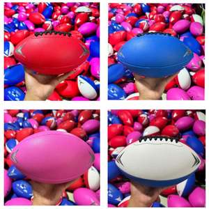 Ballons de rugby taille 5 pour enfants, design personnalisé, cuir PU, football américain avec photo - Product Image 5
