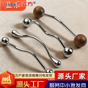 มือจับเฟอร์นิเจอร์ Ucube ทำจากโลหะผสมสังกะสี ดีไซน์ทันสมัย เรียบง่าย สำหรับตู้เสื้อผ้า ลิ้นชัก ตู้เก็บของ ผลิตด้วยวิธีหล่อขึ้นรูป พร้อมติดตั้ง - Product Image 5