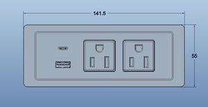 Professional AC TR Type American Type C <strong>Usb</strong> <strong>Desktop</strong> American <strong>Socket</strong> Outlet Black Power Strip Safety <strong>Socket</strong> Plug 250V,16A - Product Image 5