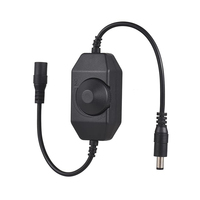 Contrôleur ESann DC5~24V 6A pour bandes LED SMD COB, variateur de luminosité en ligne, interrupteur manuel, contrôleur de luminosité, port DC