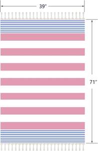 ターキッシュビーチタオル,ビーチ用ビーチタオルクイックドライサンド無料ターキッシュバスタオル,シングルサイドループビーチタオル - Product Image 5