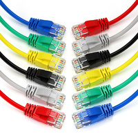 Kabel Ethernet Cat6 kustom pabrik harga kabel jaringan CCA UTP 100% Cat6a