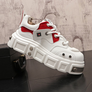 Chaussures de sport d'hiver pour hommes, basses, multicolores, imperméables, antidérapantes, confortables, à sangle, couleur unie, durables - Product Image 6