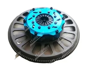 8.5'' Rigid Twin Triple Disc Chromoly Steel Multi Plate Clutch Kits for E46 S54