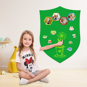 80x100 cm tùy chỉnh kích thước tự dính trẻ em phòng vòm từ tính và xóa được bảng đen từ vẽ Tường Decal Sticker - Product Image 4