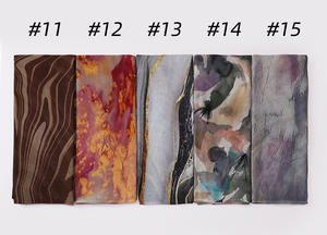 जातीय महिलाओं के पारंपरिक स्कार्फ शॉल डबल स्ट्रिथड मलायन हिजाब प्रिंट - Product Image 6