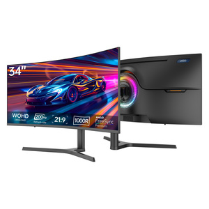 Moniteur de jeu 4K 34 pouces 180 Hz à écran incurvé 21:9 ultra large WQHD pour PC, vente en gros d'usine OEM pour les joueurs - Product Image 1
