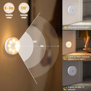 Lampes de nuit <span class=keywords><strong>LED</strong></span> intelligentes modernes <span class=keywords><strong>à</strong></span> détecteur infrarouge, détecteur de mouvement, <span class=keywords><strong>lampe</strong></span> d'escalier, fonctionne sur piles, lampes <span class=keywords><strong>à</strong></span> capteur pour - Product Image 4