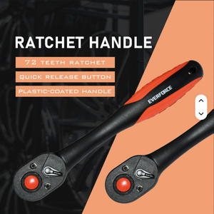 Everforce 172pcs Heavy Duty Chrome Vanadium Steel Ratchet Wrench Auto Repair Tool Kit Box Packaged for Machinery Application - Product Image 4
