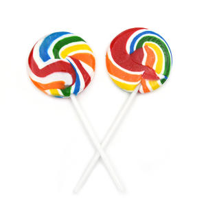 Helal lolipop karikatür yuvarlak girdap tatlı gökkuşağı düz lolipop - Product Image 4