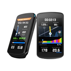 Wireless Digital Road Bike <b>Computer</b> Smart <b>Touch</b> <b>Screen</b> GPS IPX7 Waterproof Rechargeable Battery Voice Guide C706 Model - Product Image 4
