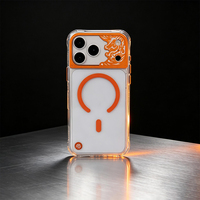 Coque de téléphone en TPU acrylique transparente avec cadre d'appareil photo en aluminium, antichoc, pour iPhone 17 18, fabricant OEM ODM Chine