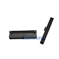 Connecteur de fil plat FC ROS LXR 1,27 mm pas de pas, tête de sertissage IDC, 30 broches, interface 0,635