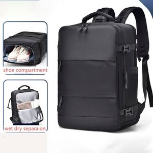 Large Capacity Unisex Laptop <b>Backpacks</b> Dry Wet Separation Airline Approved Travel <b>Backpack</b> With Shoe Compartment - Product Image 1