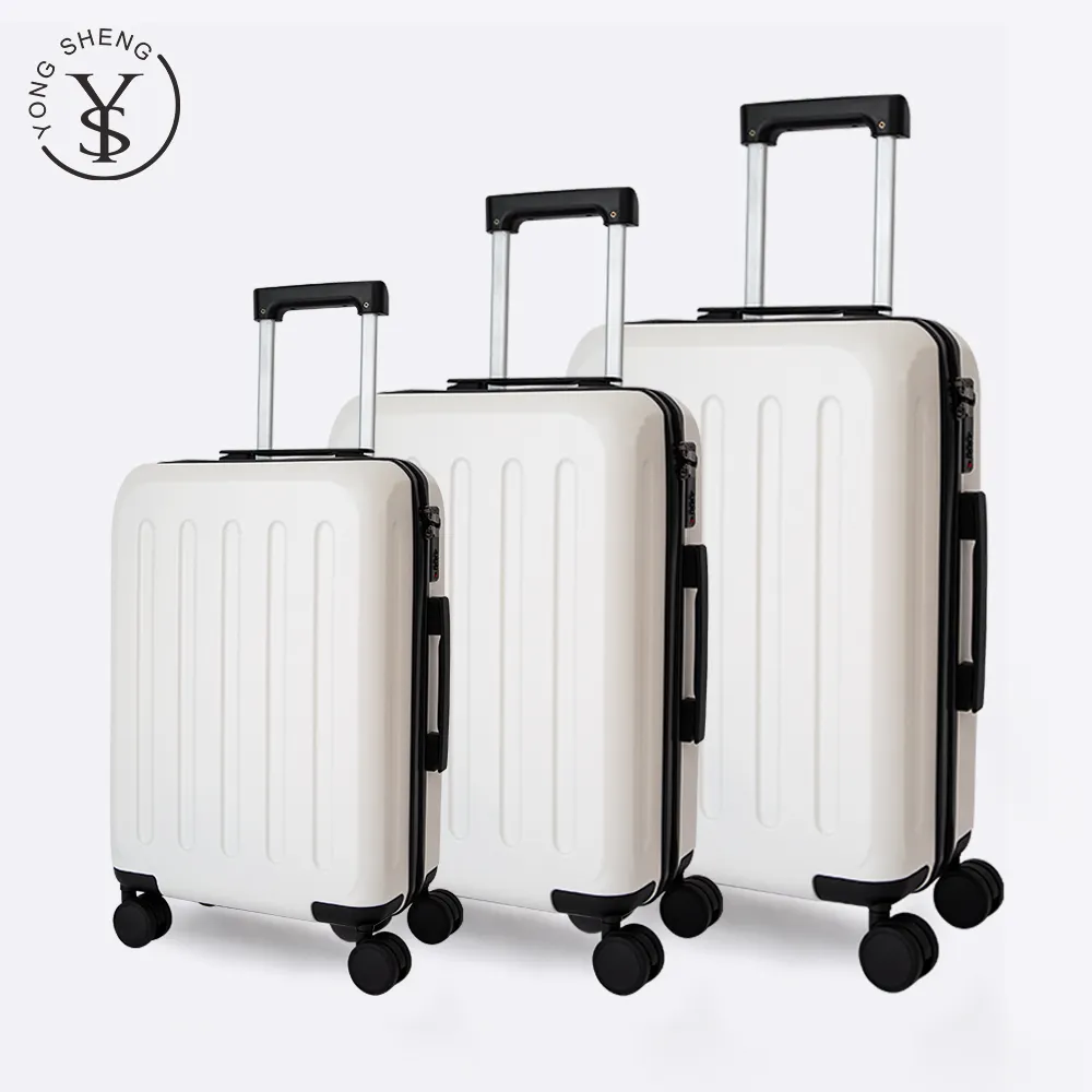 Trolley Bags 2021 Wholesale New Hardside Luggage Sets Valise De Voyage 3 Pcs Suit Case Bags Trolley Travel ABS Suitcase