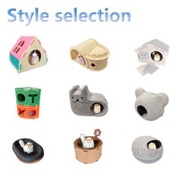 Lit pour animaux de compagnie personnalisé, écologique et chaud pour l'intérieur, pour chatons, en fibre de polyester durable, tanière pour chat, fabrication directe, maison pour chat en feutre