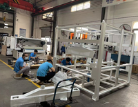 Machine à poncer à bande plate en bois industrielle avec moteur 18 kW Haute productivité pour panneaux peints audio