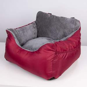 Luxuriöses Wasserdichtes Hunde-Autobett Tragbar Einfach zu Installieren Sicherer Hunde-Autostuhl Schützend Weich Warm Plüsch Kratzfest Waschbar - Product Image 6