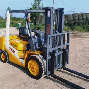 Top vente de haute qualité TCM 30 3 tonnes ferme marque japonaise Isuzu moteur entrepôt utilisé chariot élévateur pas cher chariot élévateur à Combustion interne - Product Image 3