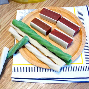 ขนมแท่งทำความสะอาดฟันสำหรับลูกสุนัขขนาดเ<span class=keywords><strong>ล</strong></span>็ก 160 กรัม ผลิตจากวัสดุที่เป็นมิตรต่อสิ่งแวดล้อม อุดมด้วยโปรตีน รสไก่ผักเนื้อวัว บำรุงสุขภาพฟัน - Product Image 3