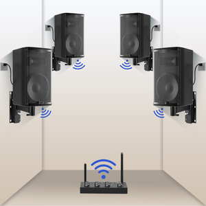 Bộ thiết bị âm thanh không dây chuyên nghiệp 8 inch 10 inch 12 inch loa treo tường trong nhà hội nghị quầy bar loa siêu trầm - Product Image 1