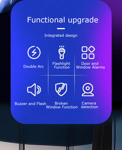 Linterna de metal de autodefensa multifunción tipo C de alta potencia personalizable con alarma más ligera para ocasiones de fiesta directo de fábrica - Product Image 3