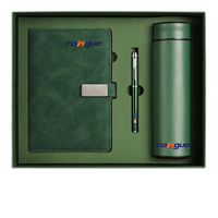 Ranguo Vente en gros Ensemble cadeau de luxe personnalisable en cuir PU Carnet A5 Boîte cadeau avec stylo Tasse thermique en acier inoxydable 304