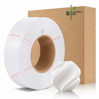 Filamen Printer 3D Bamboo PLA Basic 1.75mm/kg, Kilau Sutra Mengkilap, Daya Rekat Lapisan yang Ditingkatkan, Kompatibel AMS FDM, Pasokan Massal