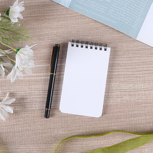 Mini carnet en cuir à spirale, logo personnalisé, haut niveau d'apparence, couleur étudiant, feuilles mobiles, portable, format A7 - Product Image 6