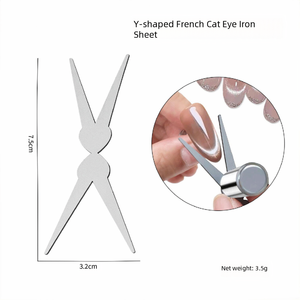 Nieuwe holle kattenoog-effect nagelkunst accessoires tool voor kattenoog gel, applicator voor hart- en konijnenoor nagelkunst ontwerpen - Product Image 5