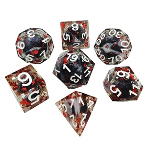 Dados enrollables verdes hechos a mano, <span class=keywords><strong>Goblin</strong></span>, brillante, RPG, personalizado, de resina - Product Image 5