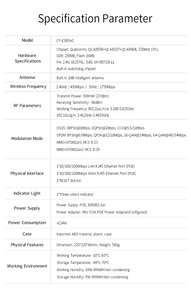Hot bán Comfast CF-E385AC wifi không dây điểm truy cập wifi điểm truy cập 7*3 dBi anten nội bộ - Product Image 3