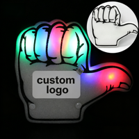 Doigts en mousse lumineux LED personnalisés pour les fêtes et les événements sportifs