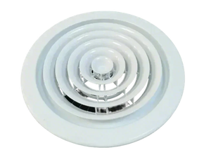 Couvercle d'évent de plafond en PVC de conception industrielle moderne Sortie de soupape à disque AC ronde à prix d'usine - Product Image 5